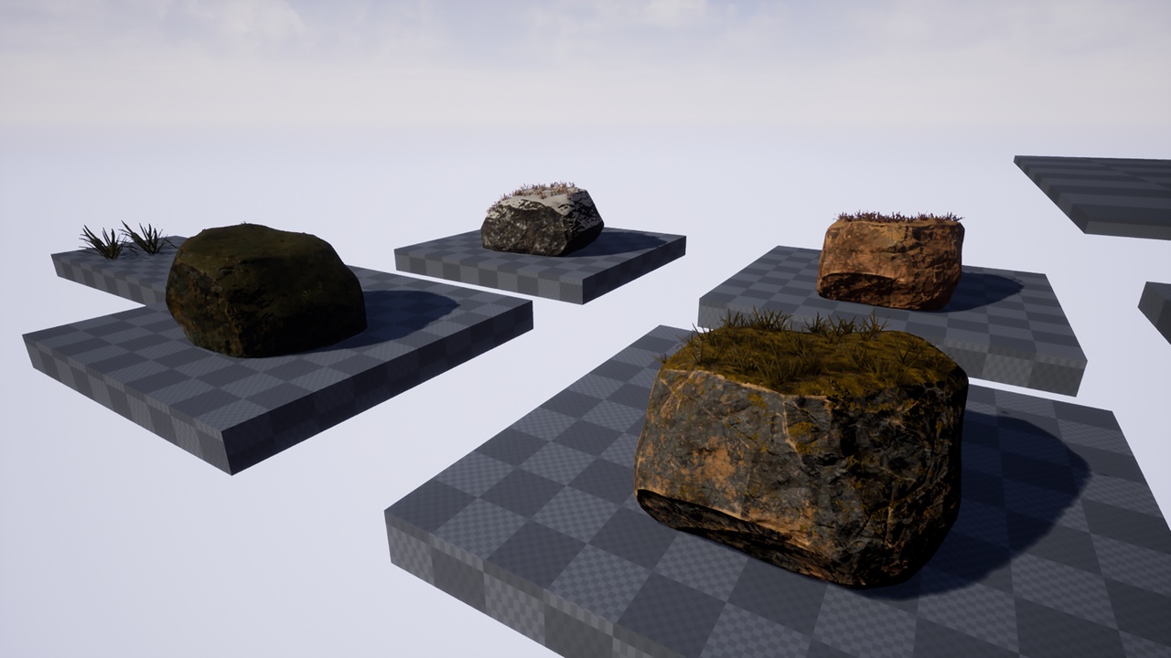 Media 1 for listing MaskedRockShader