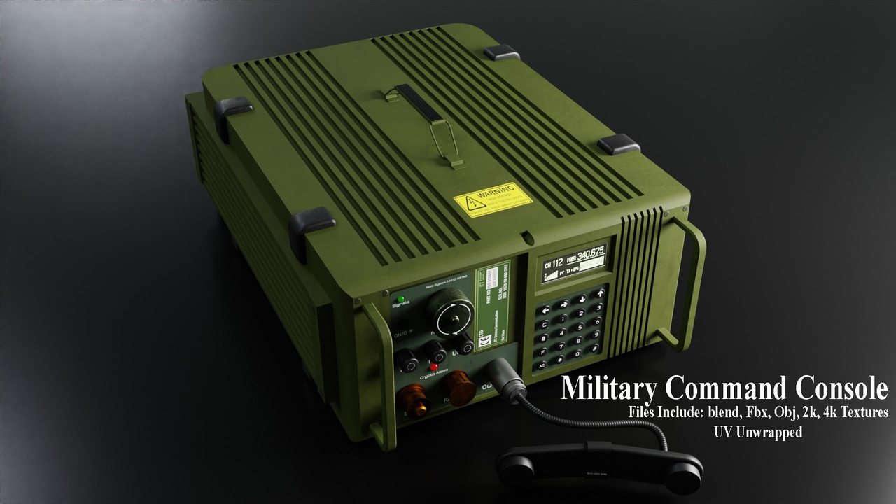 Media 1 for listing Military Command Radio Console