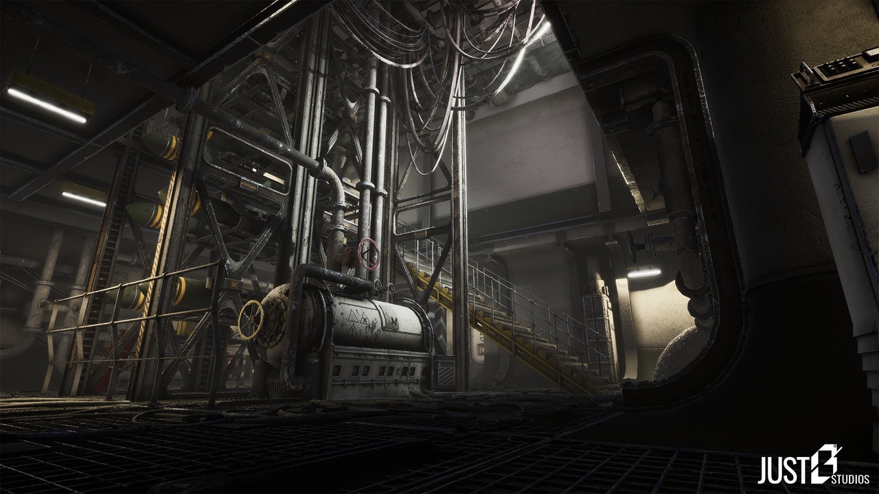 Media 1 for listing Industrial Submarine Environment (Underwater,Sci-Fi,Modular) / Unity Engine