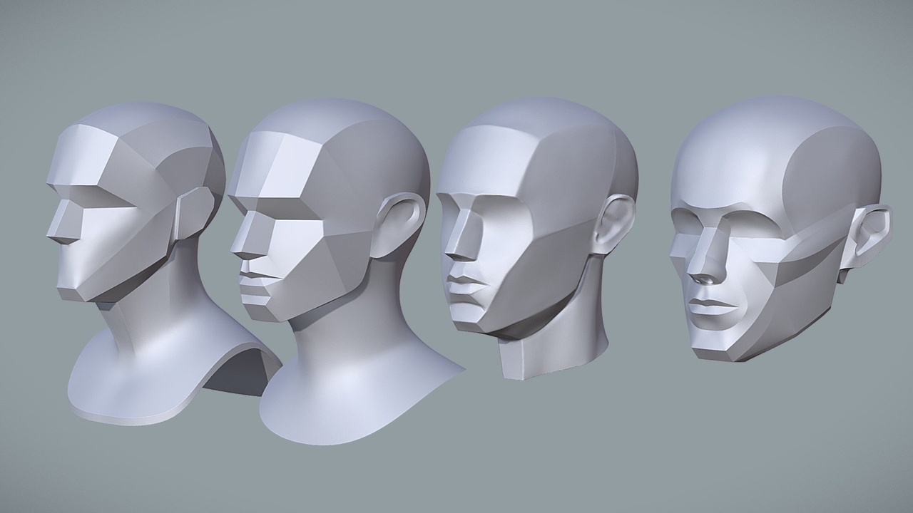 Media 1 for listing Head Structure for Artist - Study Pack