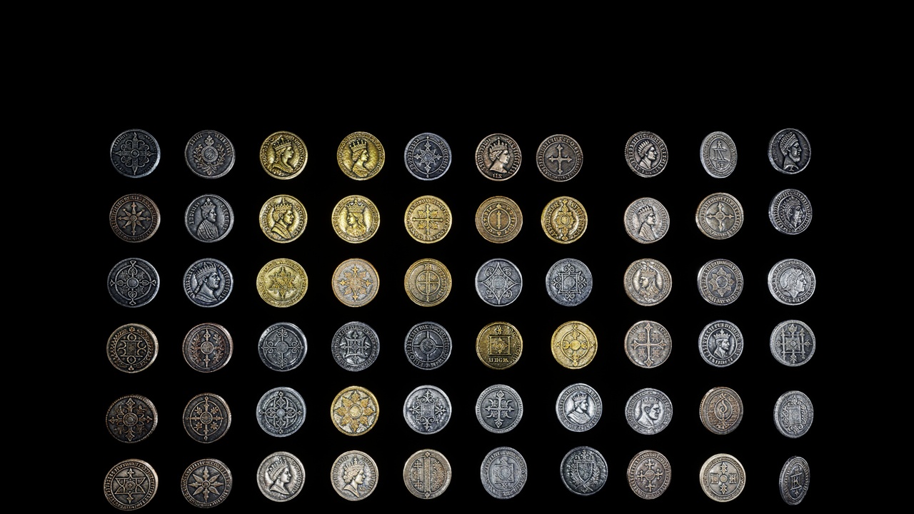 Media 1 for listing Fantasy Medieval Coins SM
