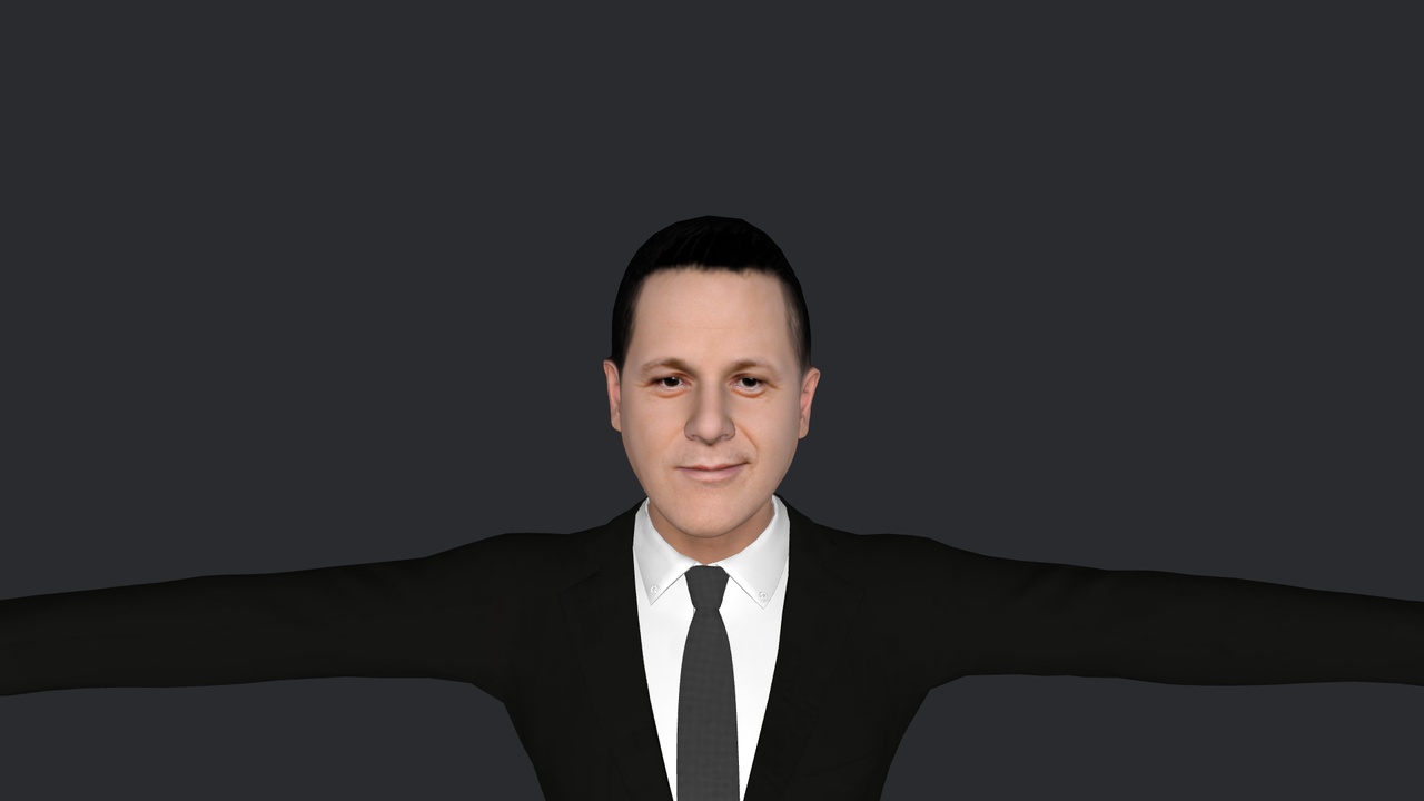Media 1 for listing Alejandro Sanz Hyper Realistic Full Body Rigged Character