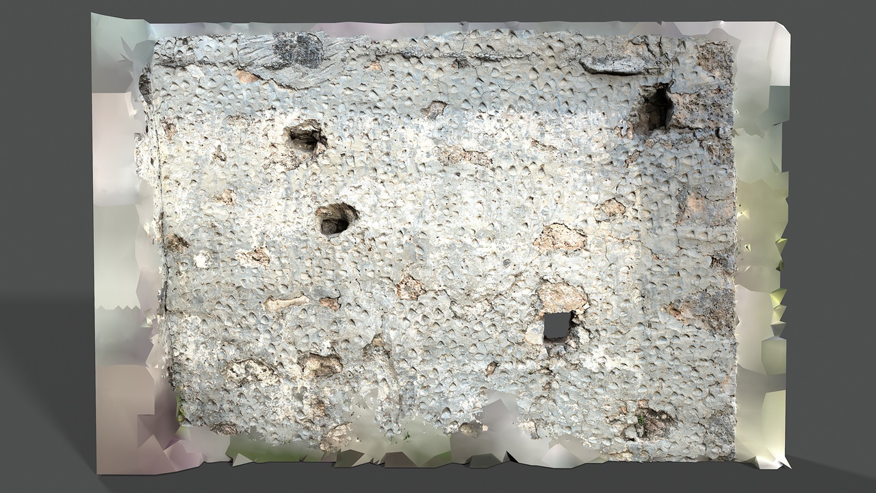 Media 1 for listing Abandoned Village Surface Scan - Stone Wall 16