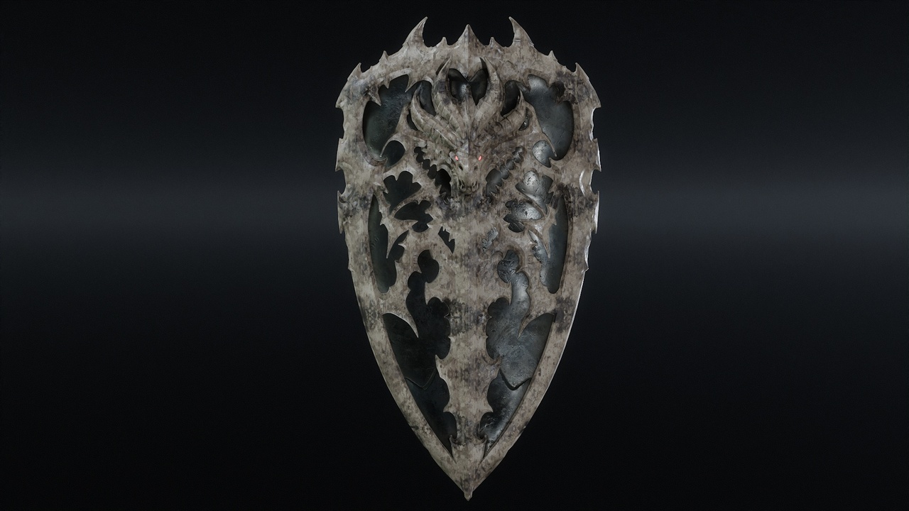 Media 1 for listing Dragon Tooth Shield — Monstrous Relic
