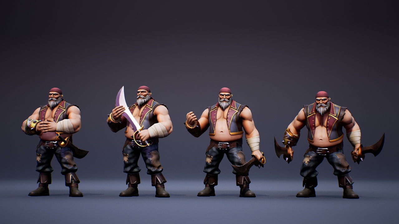 Media 1 for listing Stylized Pirate Lockwood