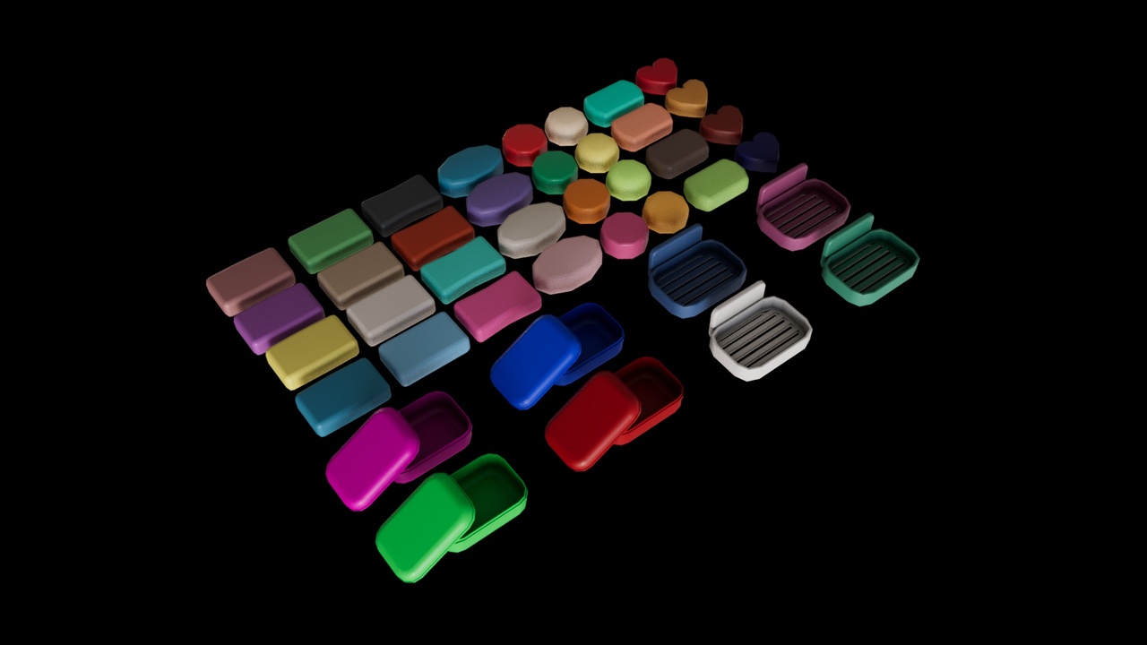 Media 1 for listing Low Poly Soap & Soap Case Pack