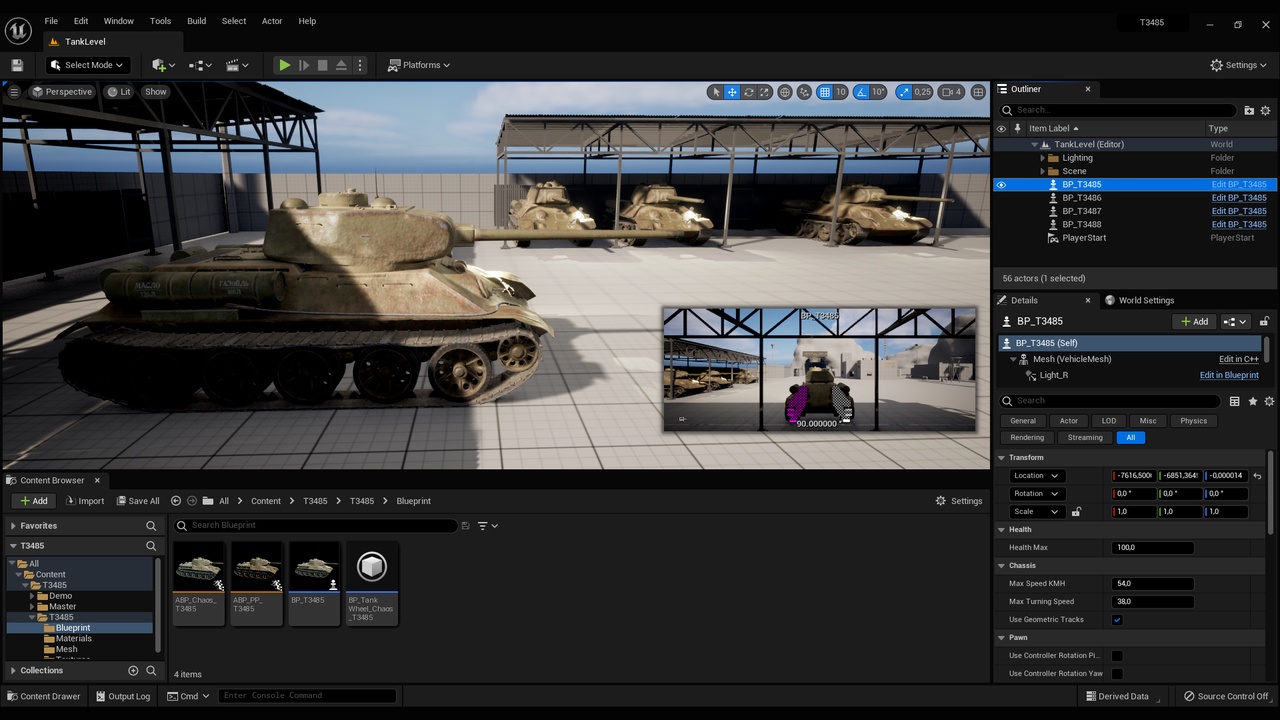 Media 1 for listing Tank Drivable T3485 Battle Tank