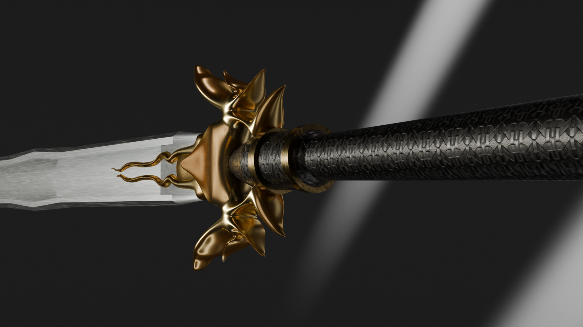 Ornate Fantasy Sword 3D Model | Fab