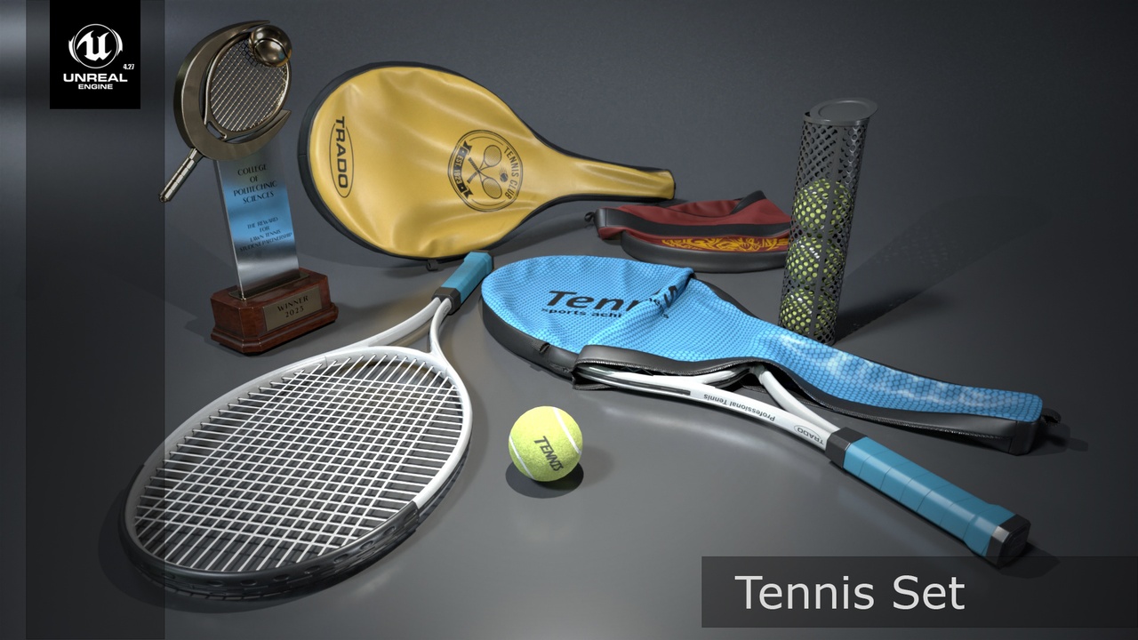 Tennis Set 제품 등록 을 위한 미디어 1개