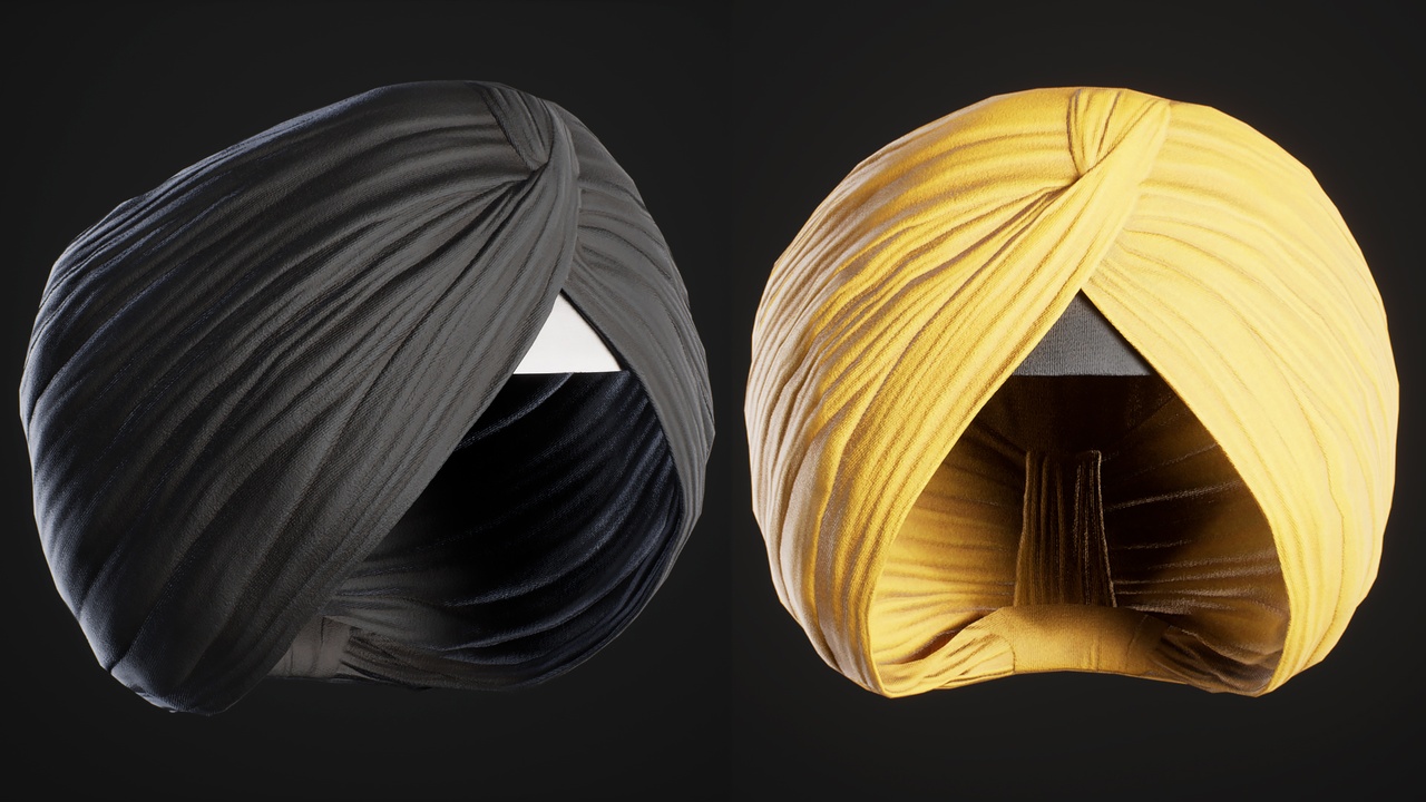 Media 1 for listing Turban - Metahuman