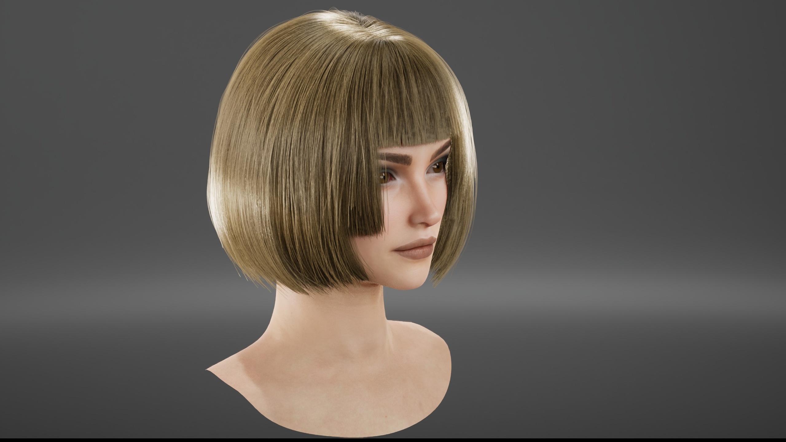 Media 1 for listing Classic Blunt Bob For MetaHuman