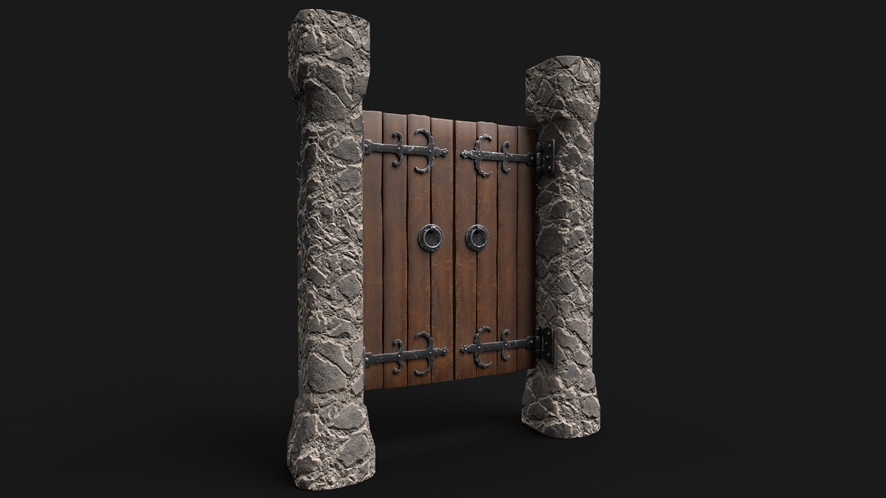Media 1 for listing Gate Medieval M1