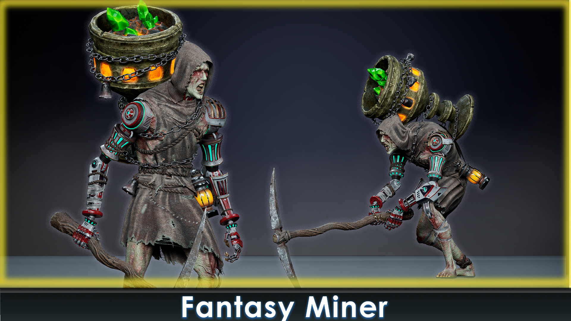 Fantasy Cyborg - Miner | Fab