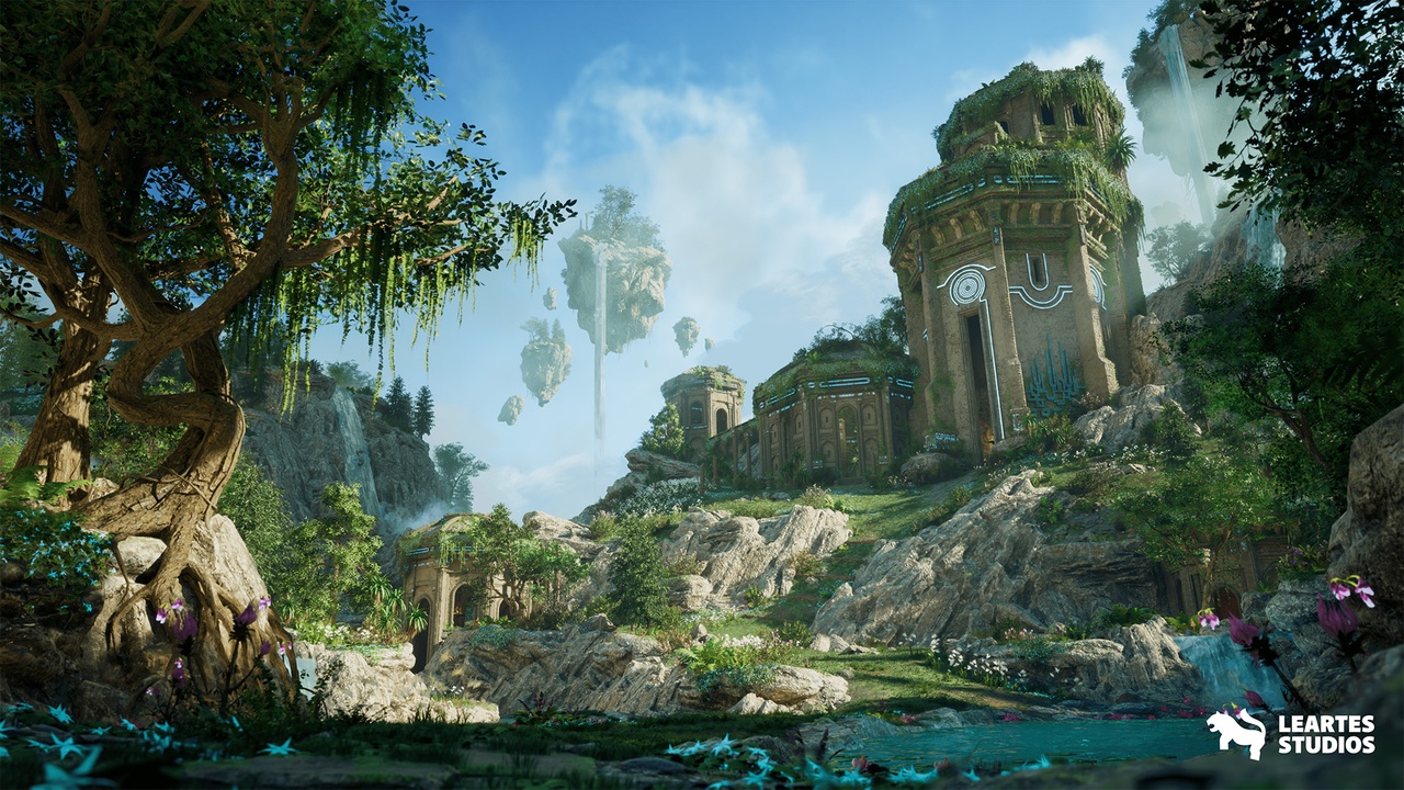 Media 1 for listing Ancient Tech Sanctuary - Mythical Forest Environment