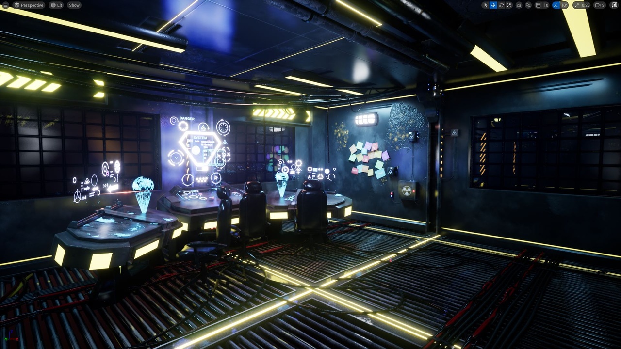 Media 1 for listing Sci-fi Environment Engine Room