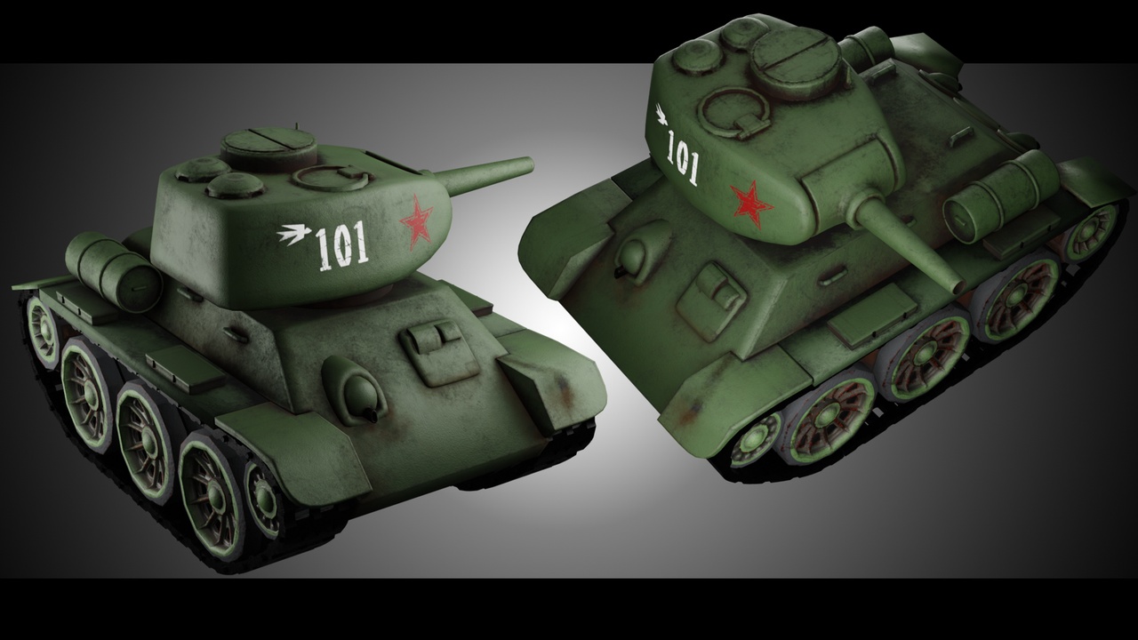 Media 1 for listing Mini T34-85 Tank