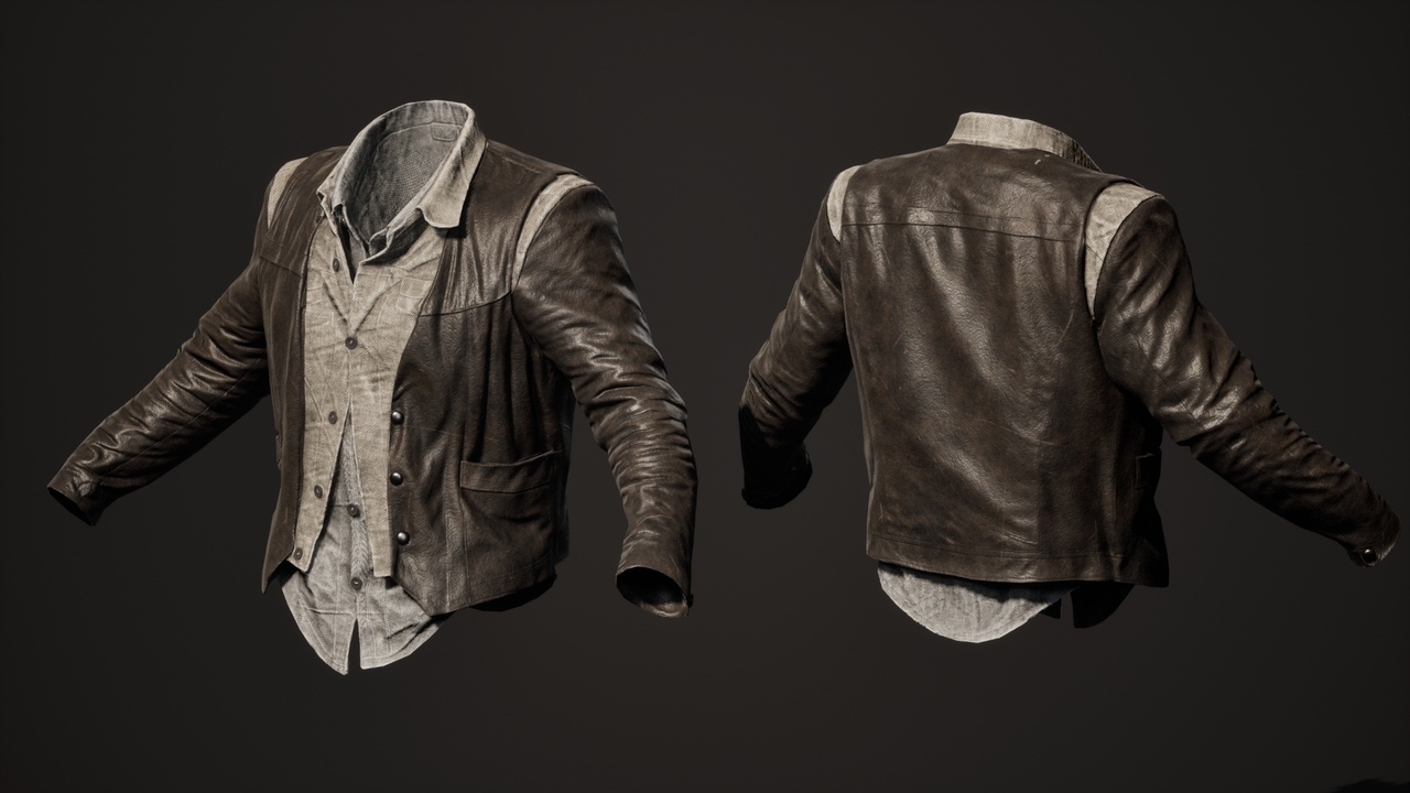 Media 1 for listing MetaHuman Resizable Outfit mjuwnb: Jacket