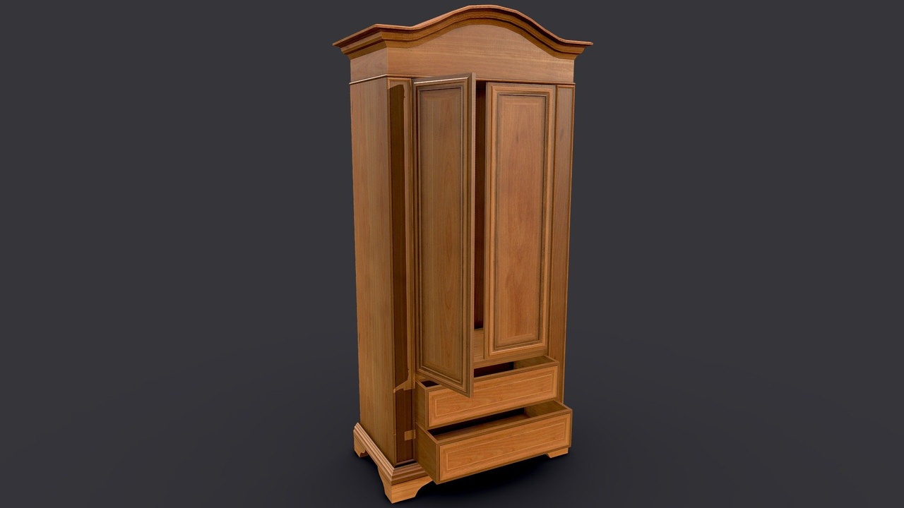 Media 1 for listing Wooden Wardrobe