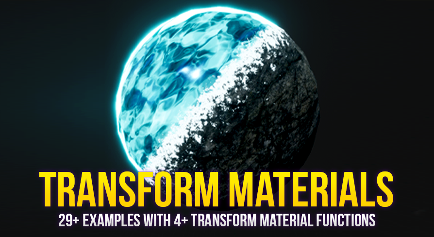 Interactive and Customizable Transform Material Pack | Fab