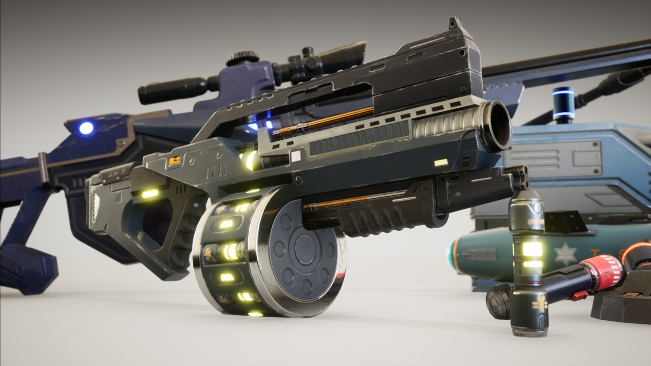 商品 Light Scifi Weapons 的媒体 1