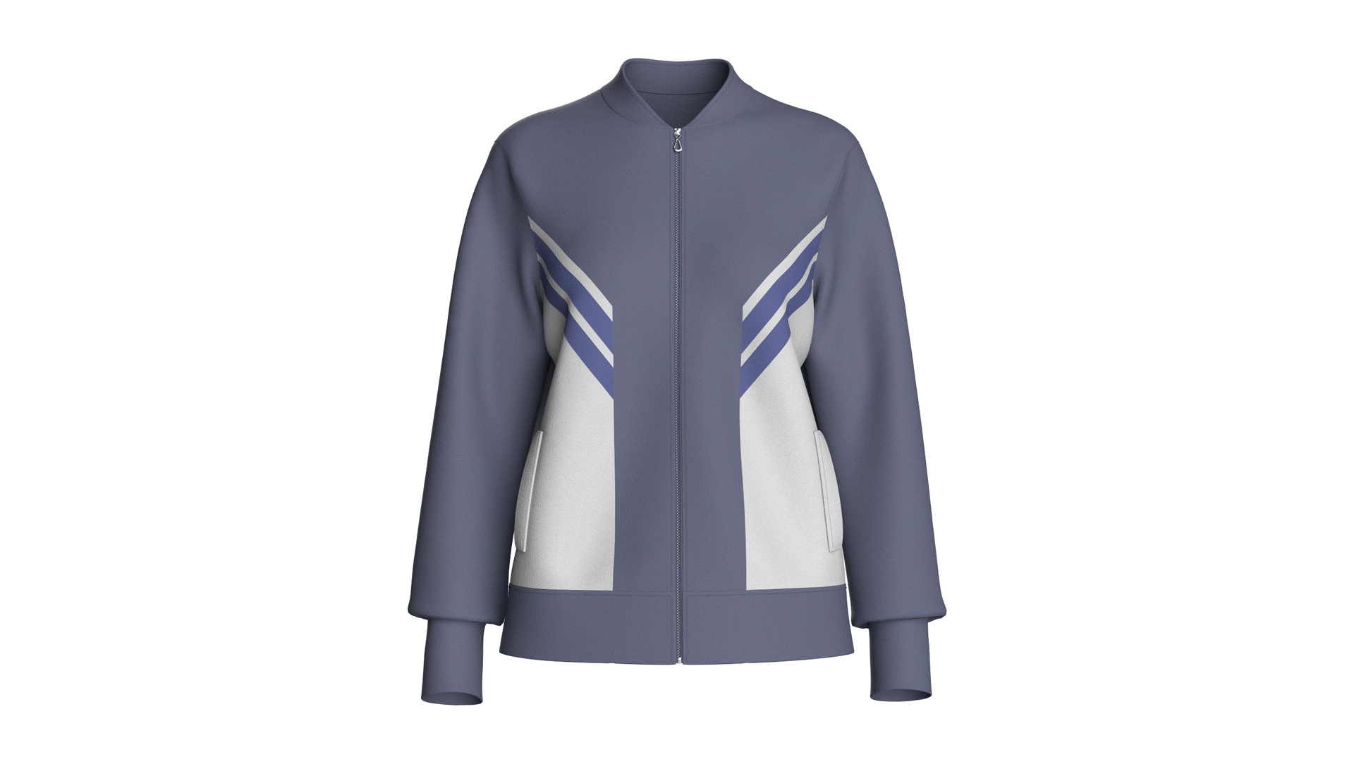 Media 1 for listing Girls Color - Blocked Track Jacket | High Poly