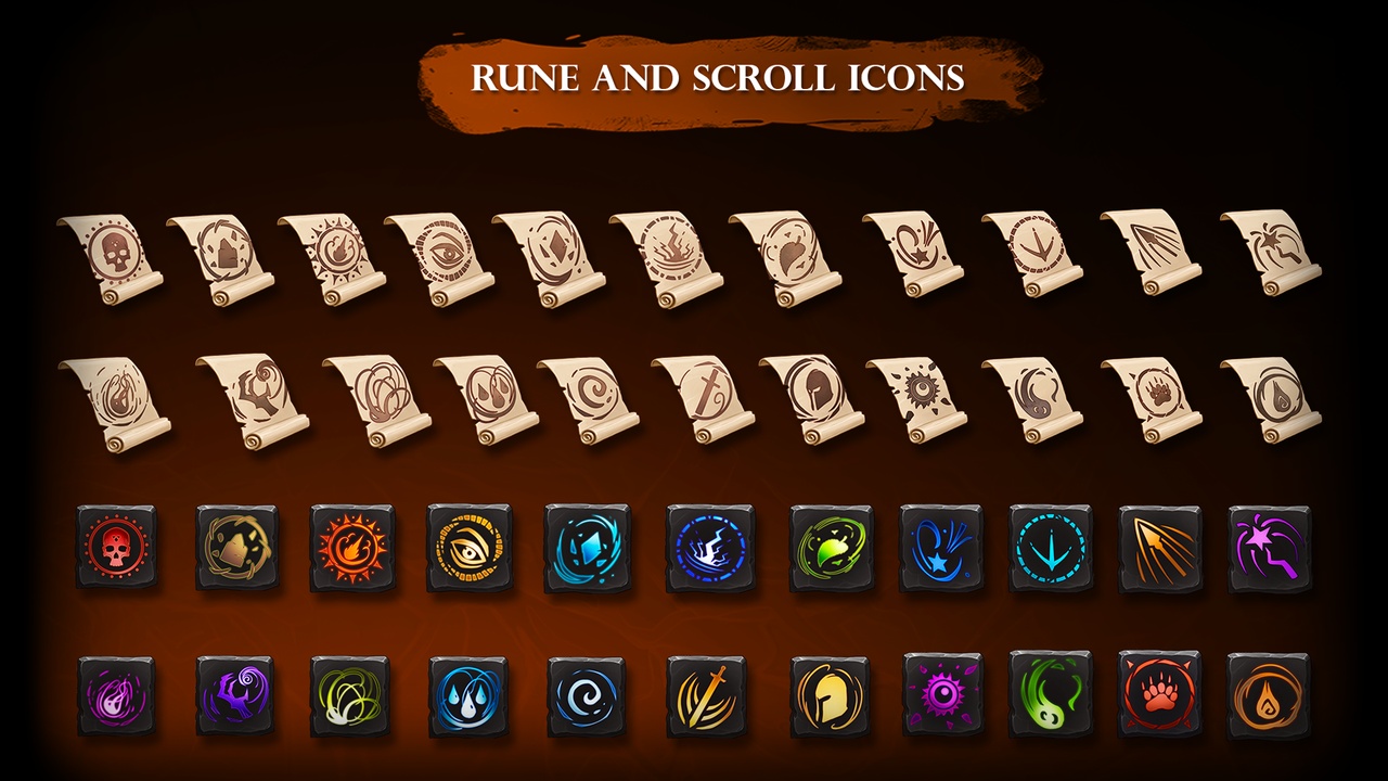 Media 1 for listing Rune and Scroll Icons