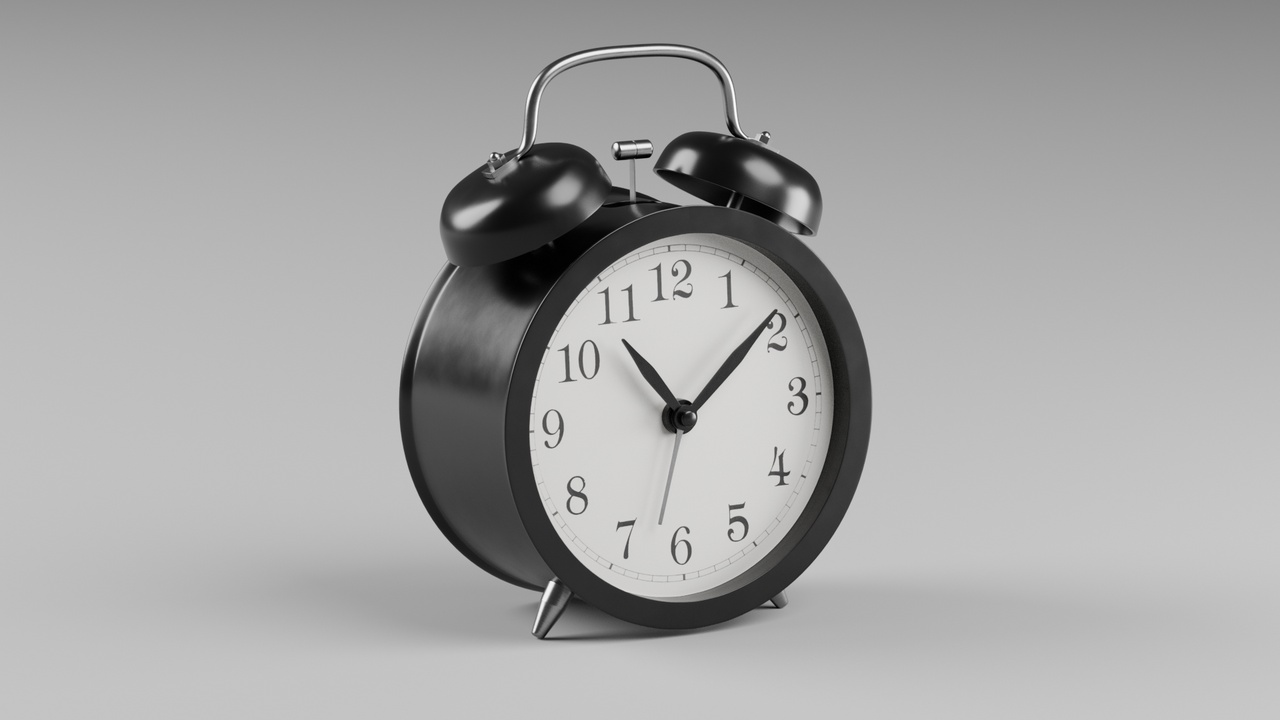 Media 1 for listing Retro alarm clock Black