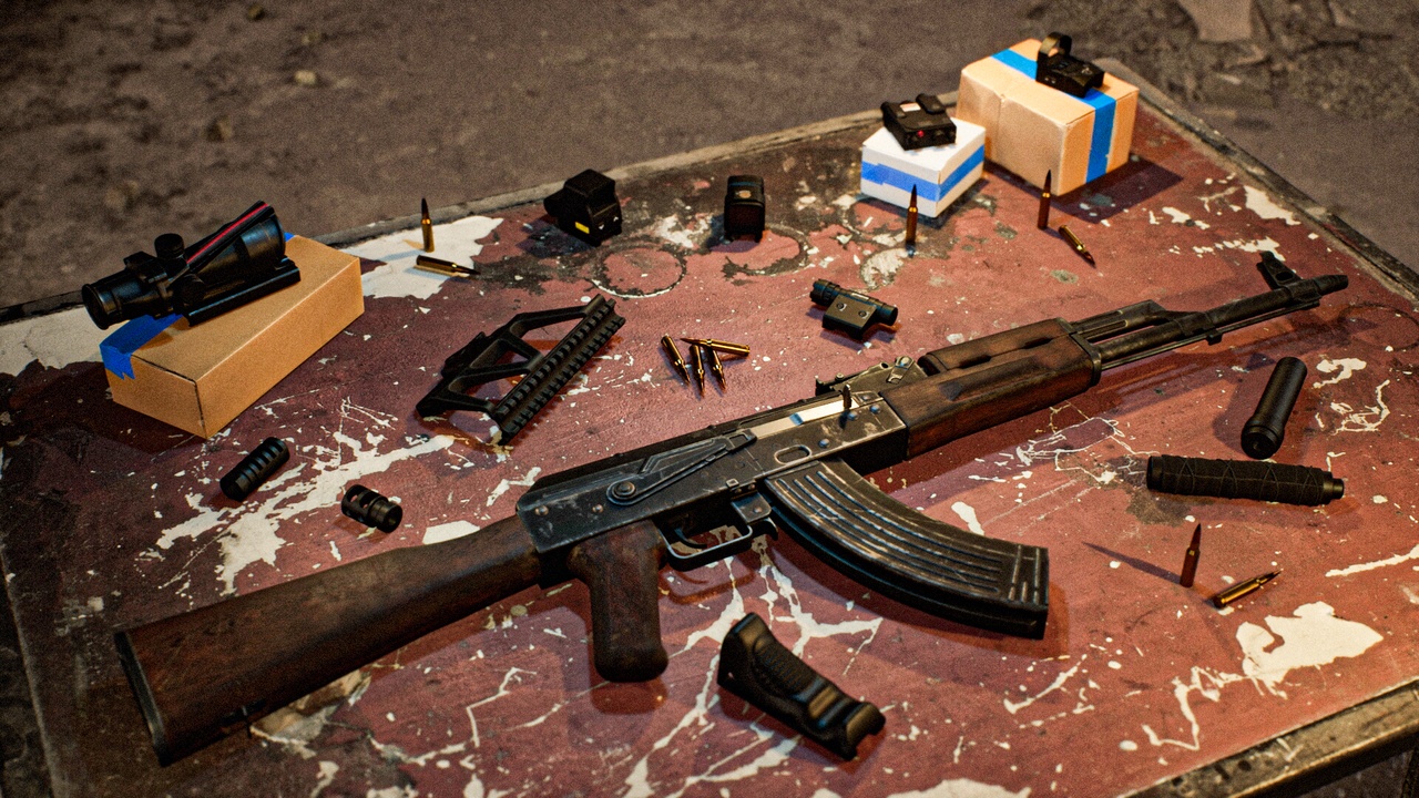 Media 1 for listing Weapon Pack | HQ Rifles & Pistols + Skin & Attachments