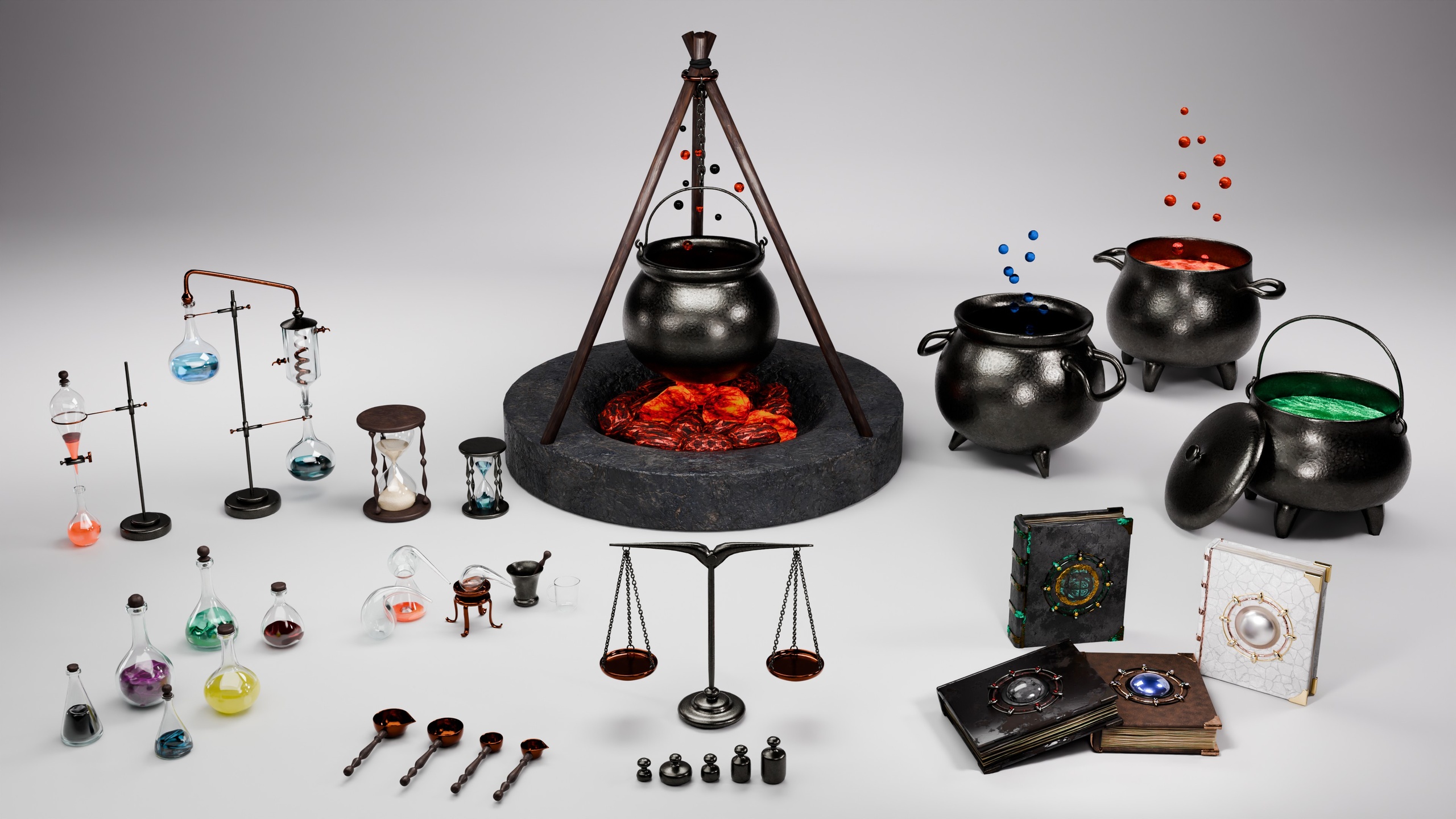 Media 1 for listing Stylized Alchemist Laboratory Mega Pack