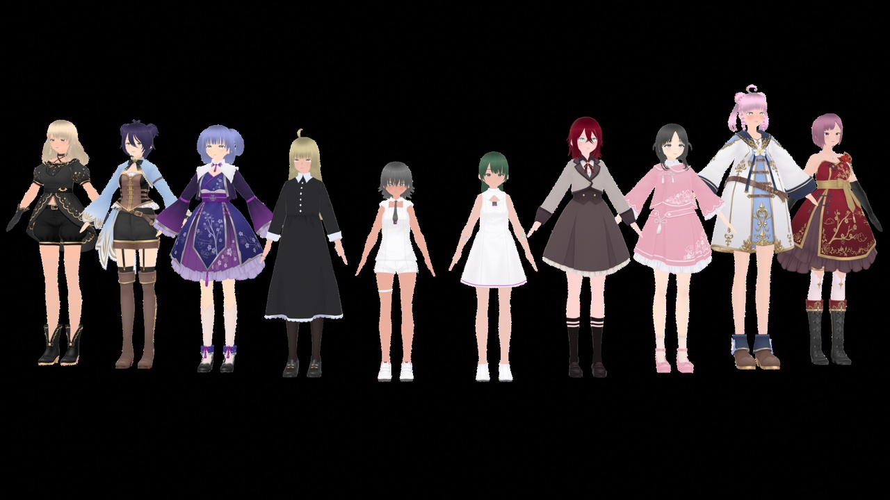 Media 1 for listing City Idol Heroine | VRoid, Modular & VTuber-Ready