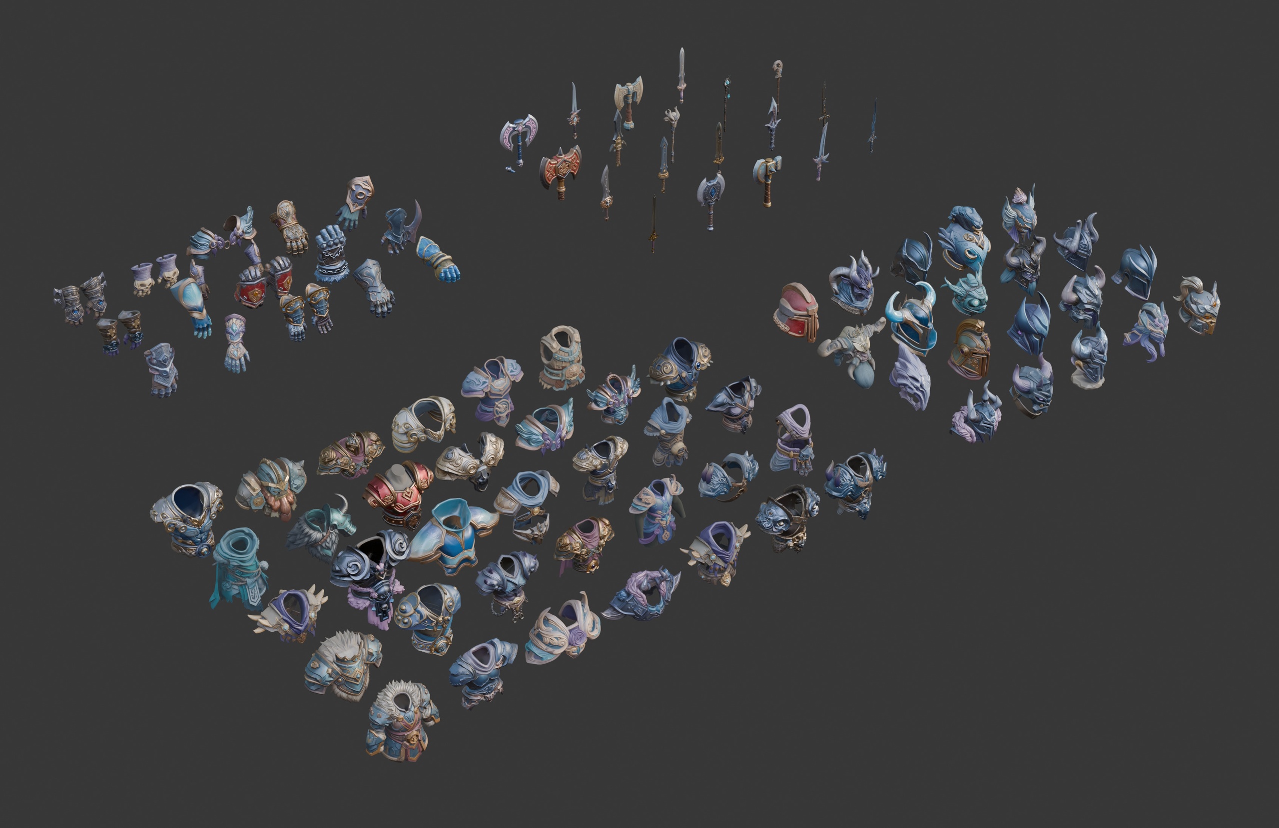 Media 1 for listing Stylized Armory 1 - full package - 88 assets