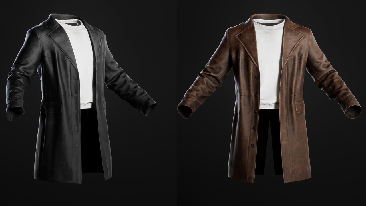 Media 1 for listing Coat - Metahuman