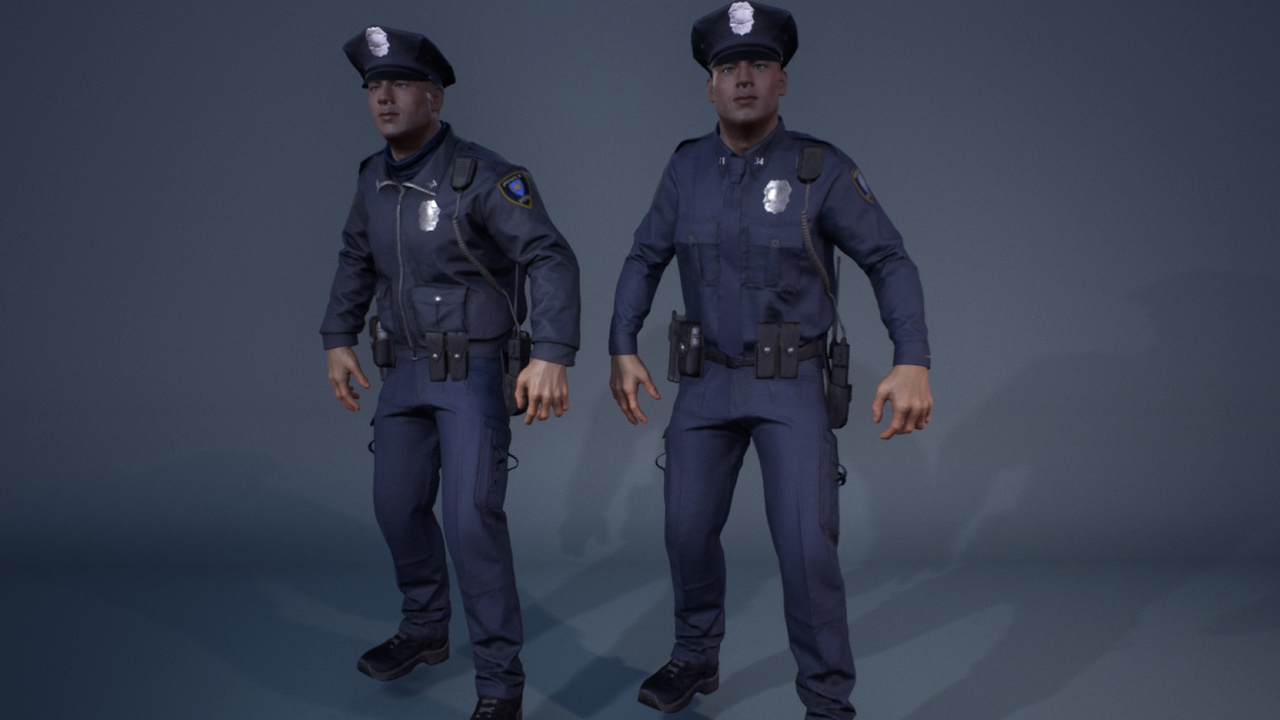 Media 1 for listing Character Factory Vol9 Police Officer