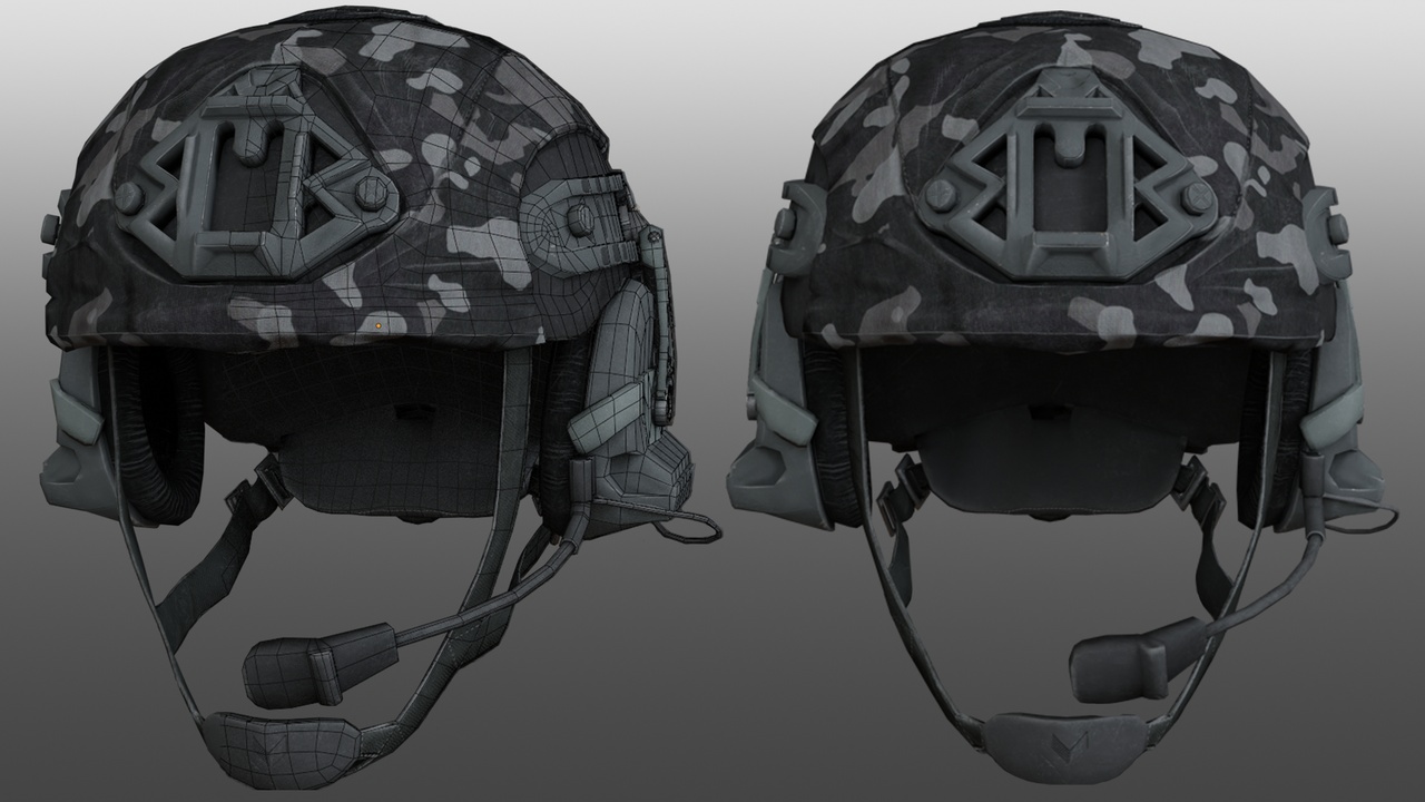 Media 1 for listing Tactical Military Helmet 3D Model