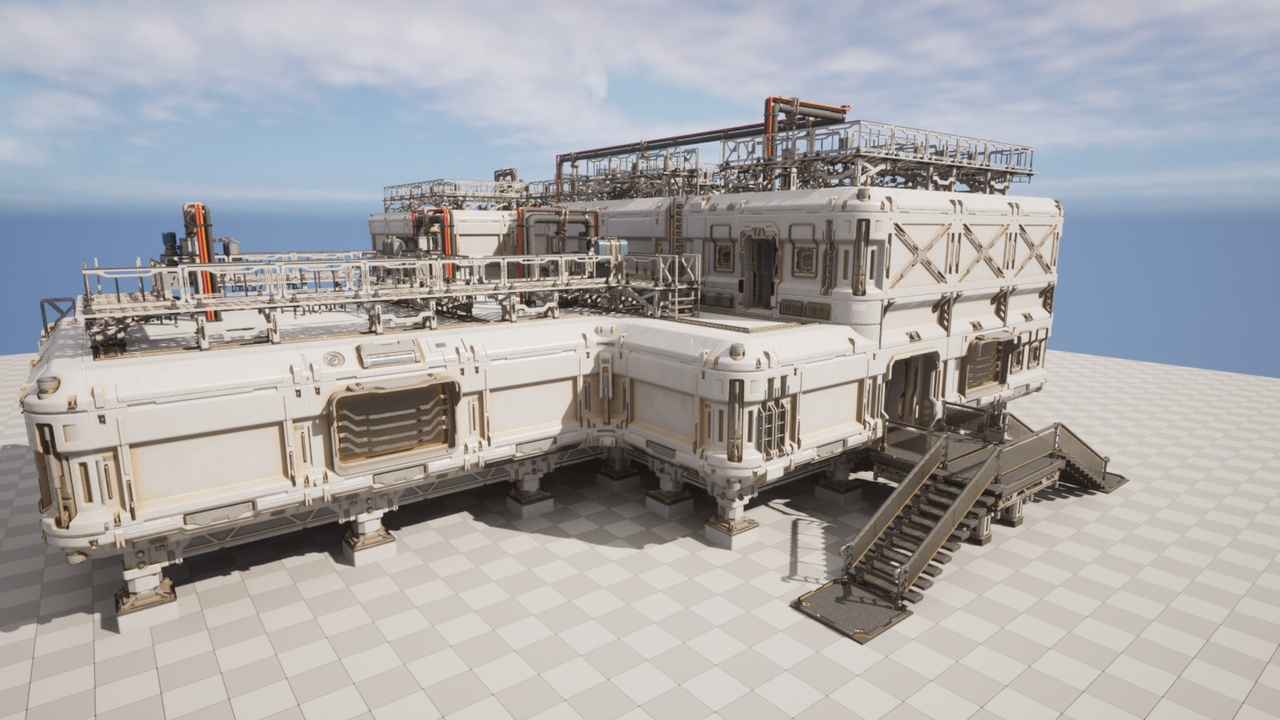 Media 1 for listing Modular Sci-Fi Environment L