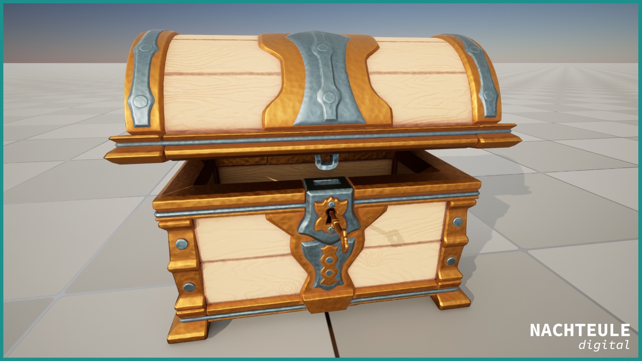 Media 1 for listing Stylized Fantasy Chest - Ornate