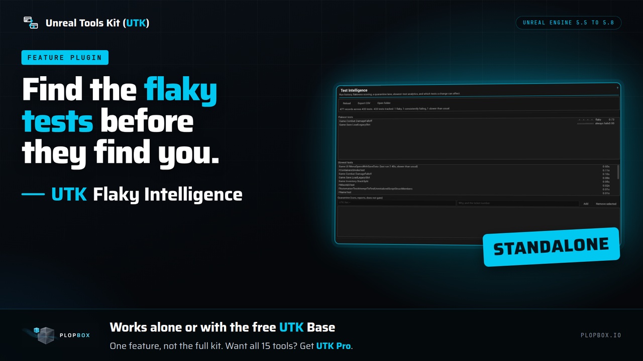 Media 1 for listing UTK Flaky Intelligence: Flaky Test Finder