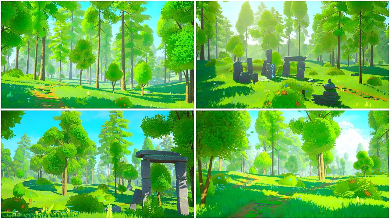 Media 1 for listing STYLIZED - Forest Landscape Vol.1