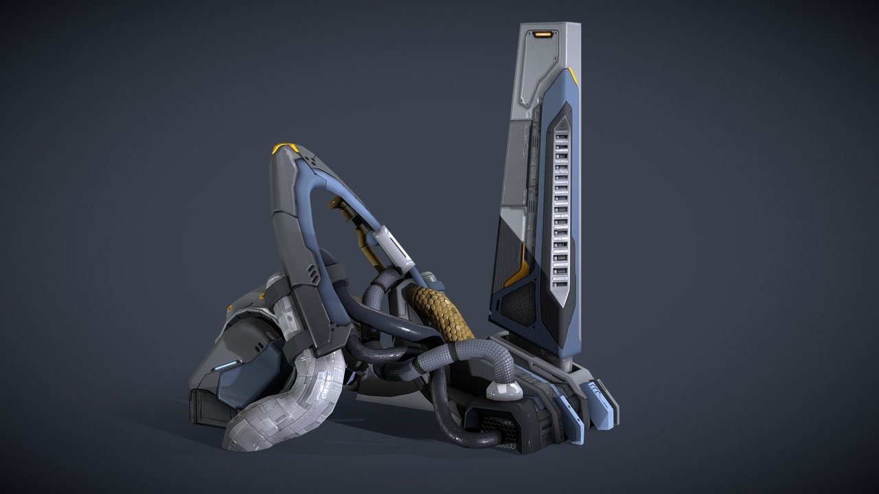 Media 1 for listing VR SciFi Building 03 - Animated