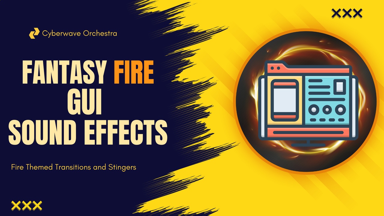 Media 1 for listing Fantasy GUI Sounds: Fire Themed Transitions and Stingers