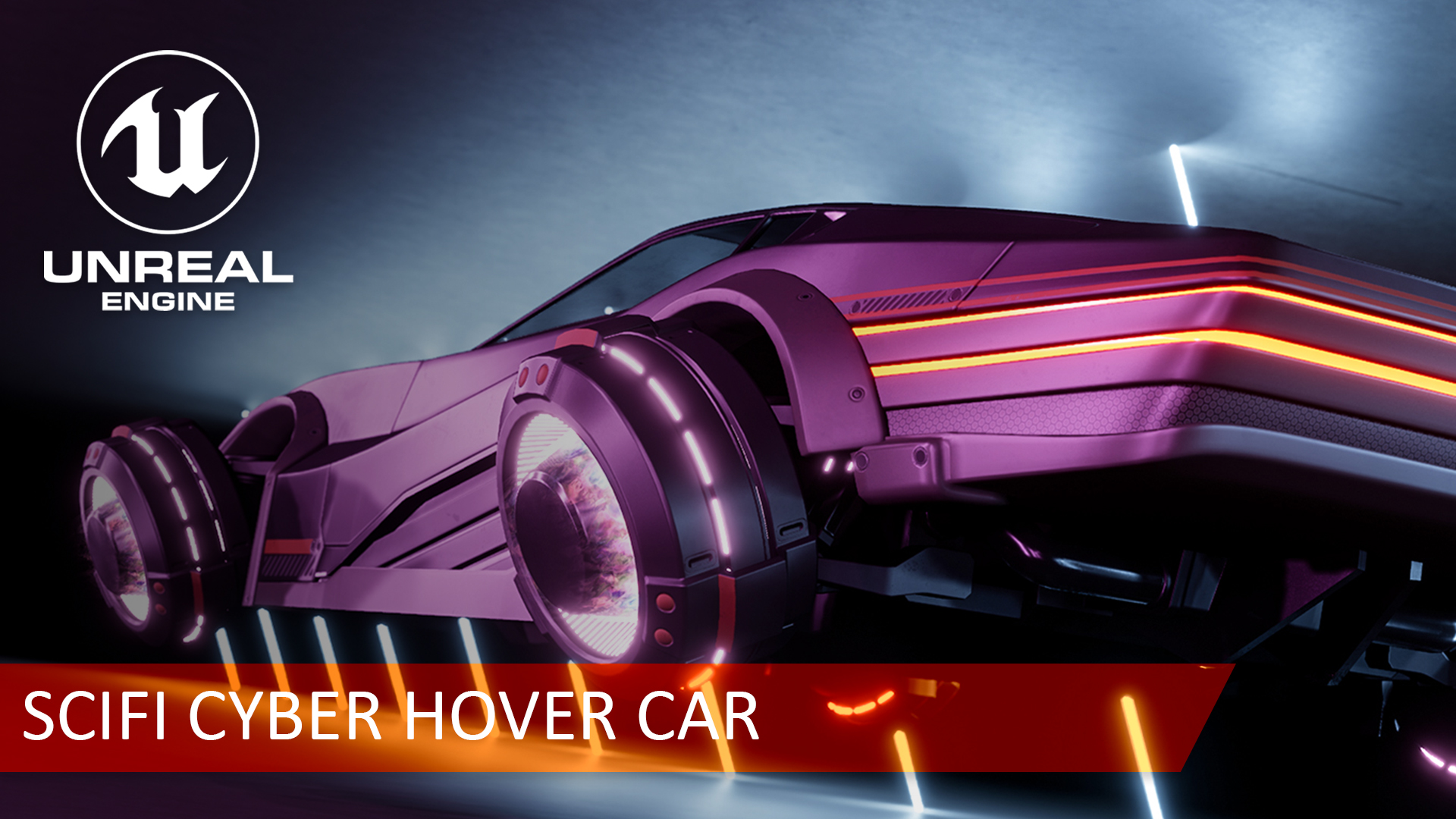 SciFi Cyber Hover Car | Fab