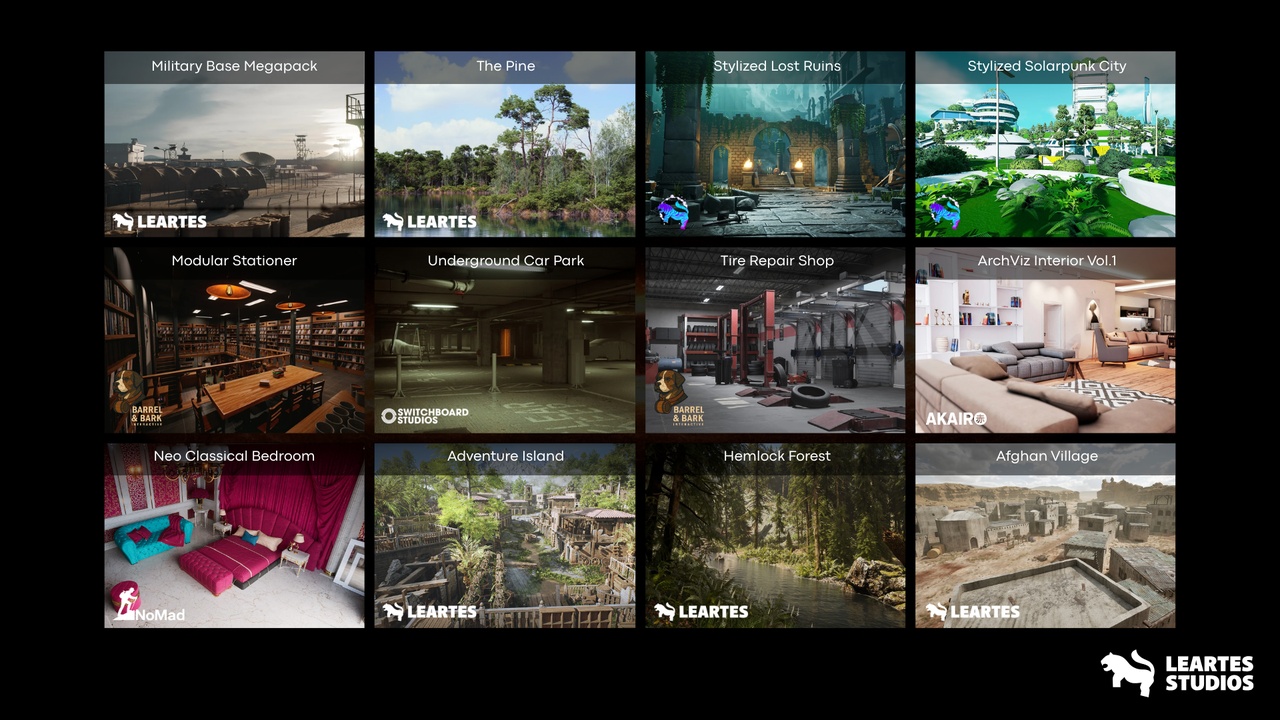Supermassive Limited-Time Mega Discounted Unreal Engine Environments Bundle