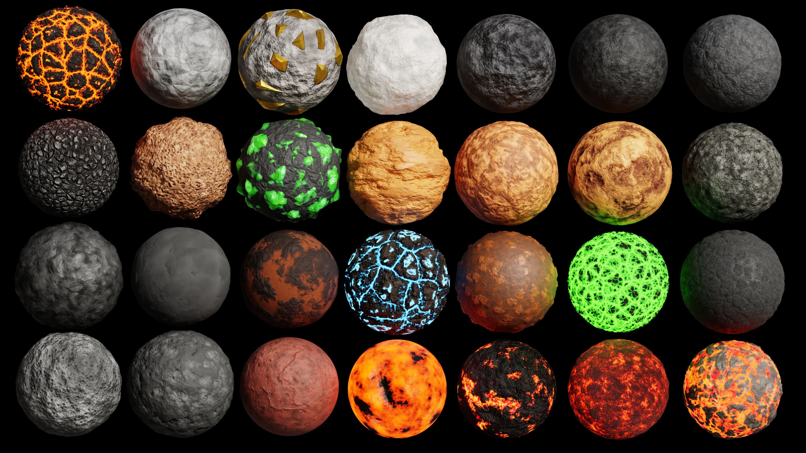 Media 1 for listing Procedural Rock Material Pack #1