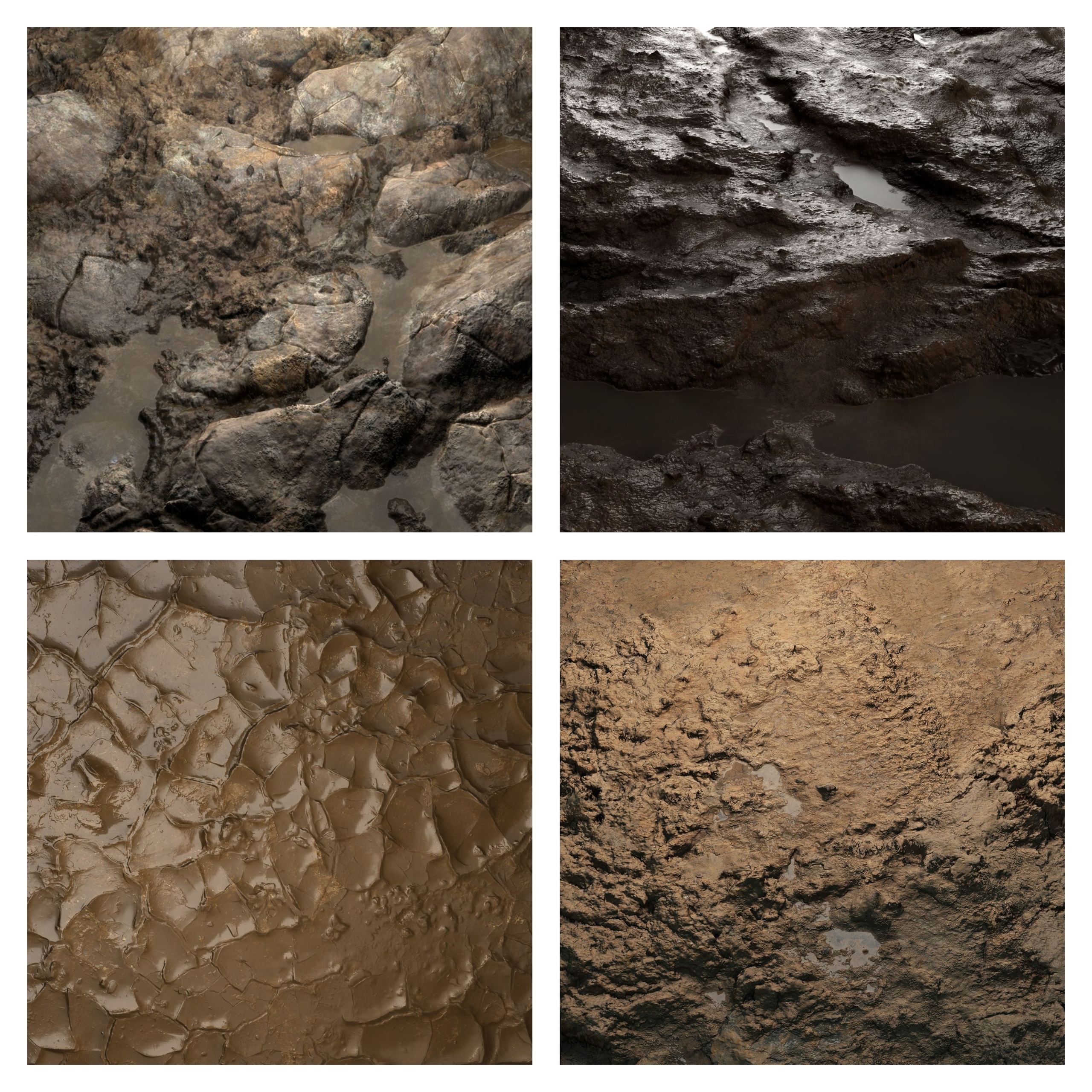 Media 1 for listing Mud 8K PBR Texture Set