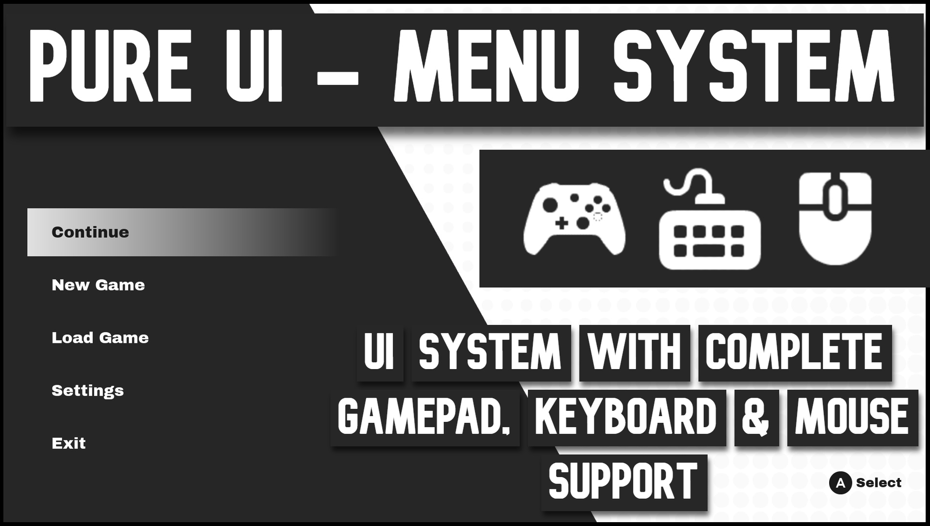 Media 1 for listing Pure UI - Menu System