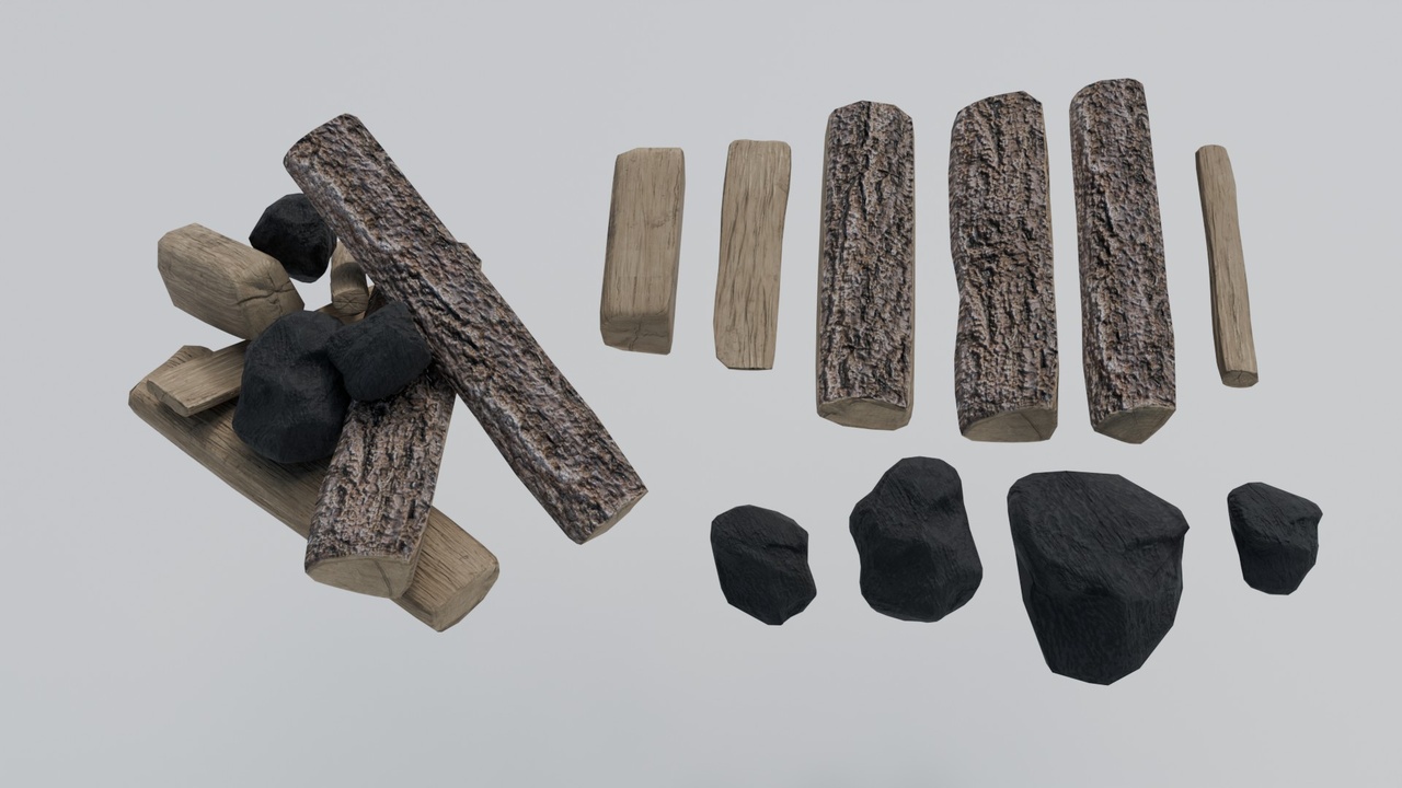 Media 1 for listing Firewood Logs and Coal Pack
