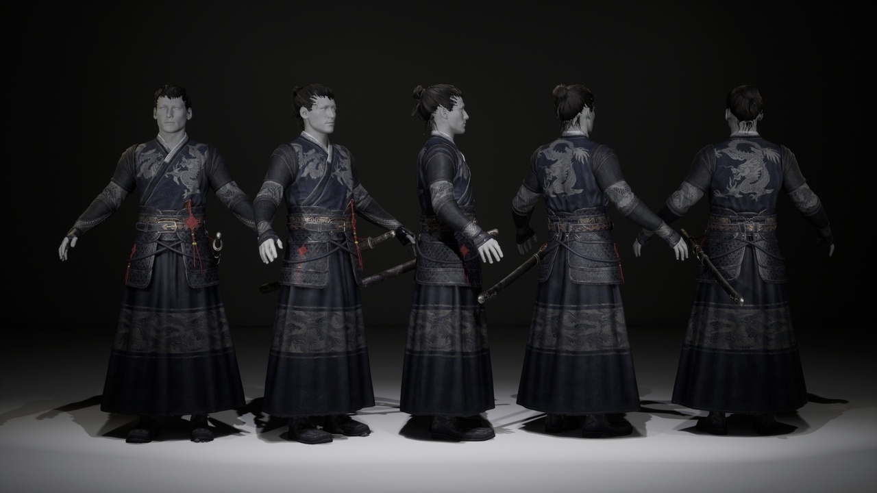 Media 1 for listing Chinese style Ancient warriors Knights errant