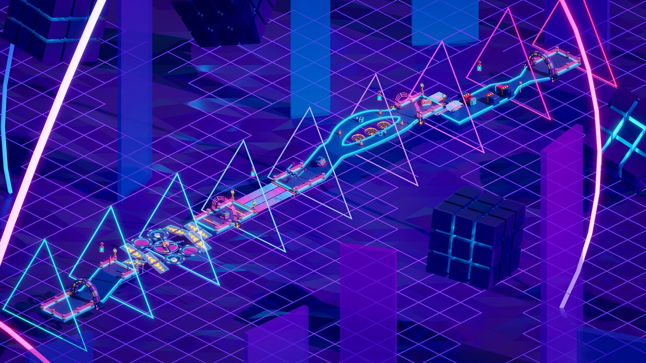 Media 1 for listing Platformer 10 Neon - Low Poly 3D Models Pack
