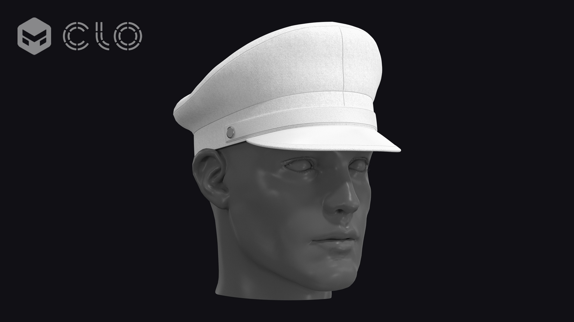 Media 1 for listing BASIC OFFICER HAT / zpac obj fbx highpoly