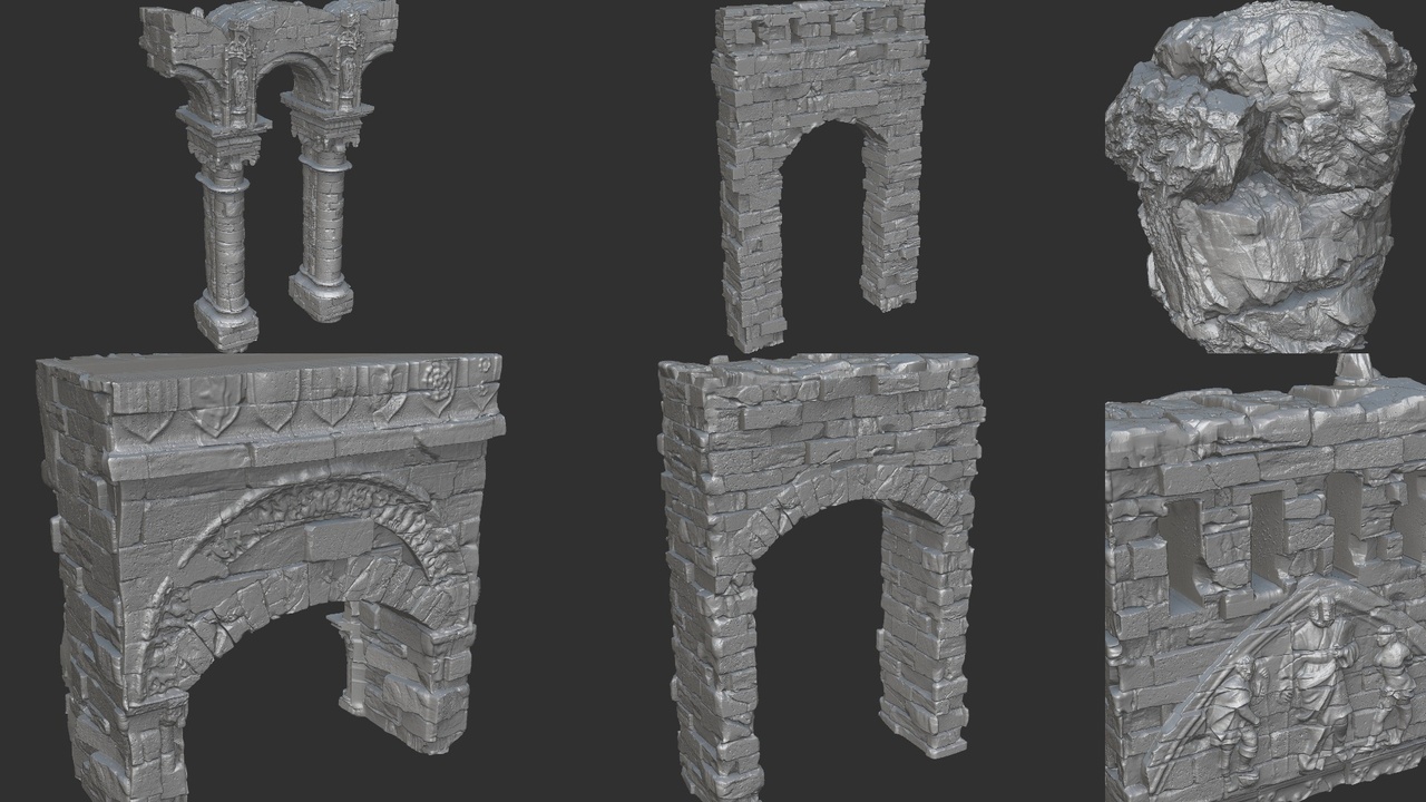 Media 1 for listing Tower of Ages High Poly Sculpt 22 Meshes Vol 1